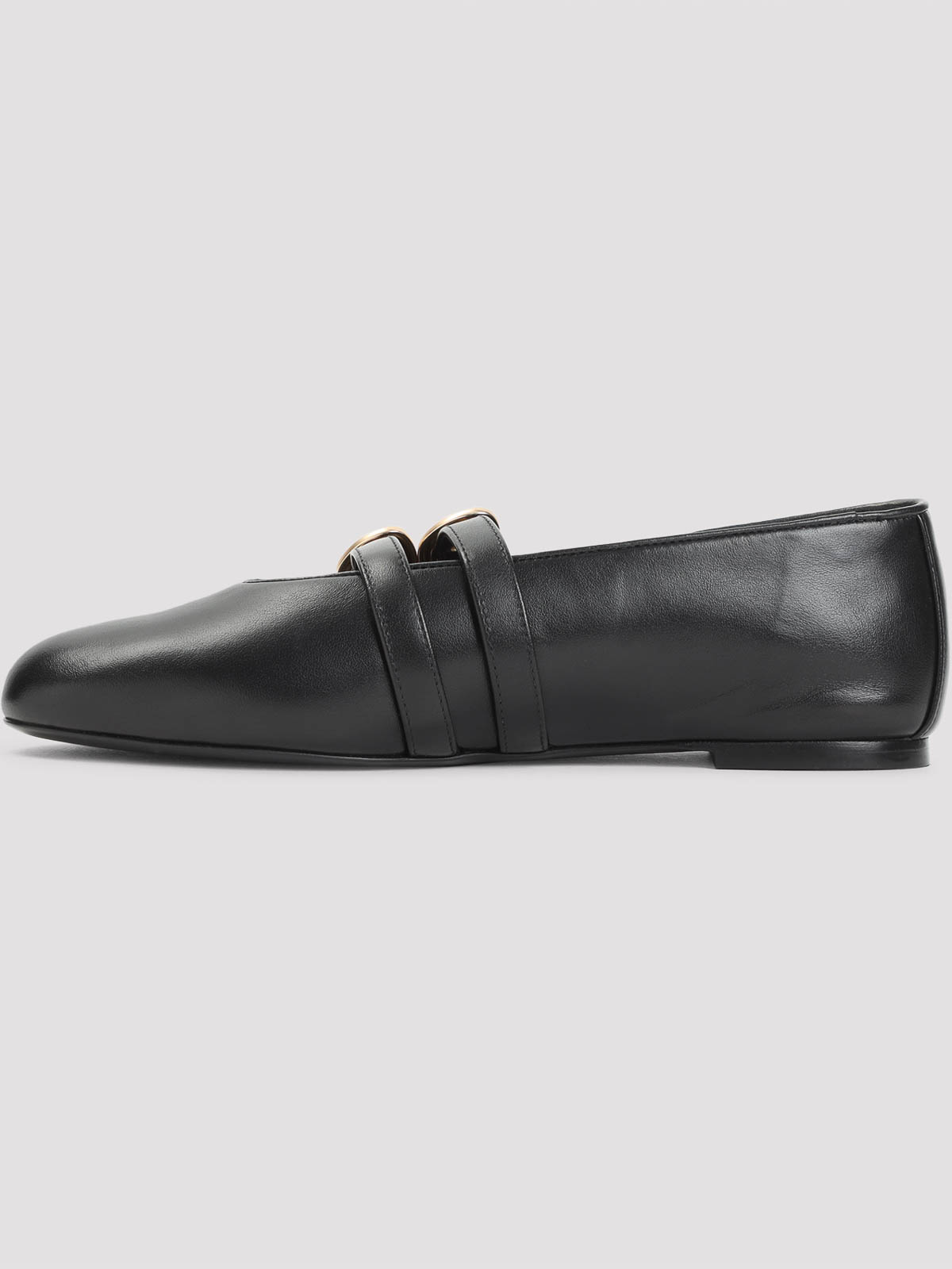 Stuart Weitzman Maven Ballerina In Black