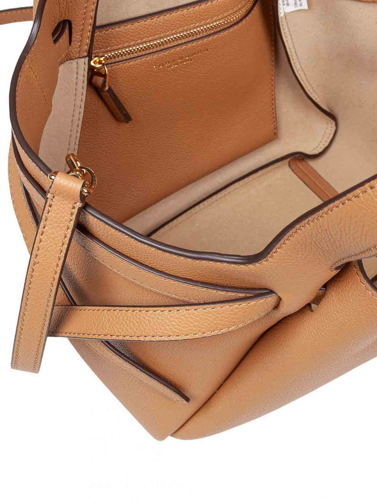 Tory Burch Hand Bag Romy Tote In Leather In Sand