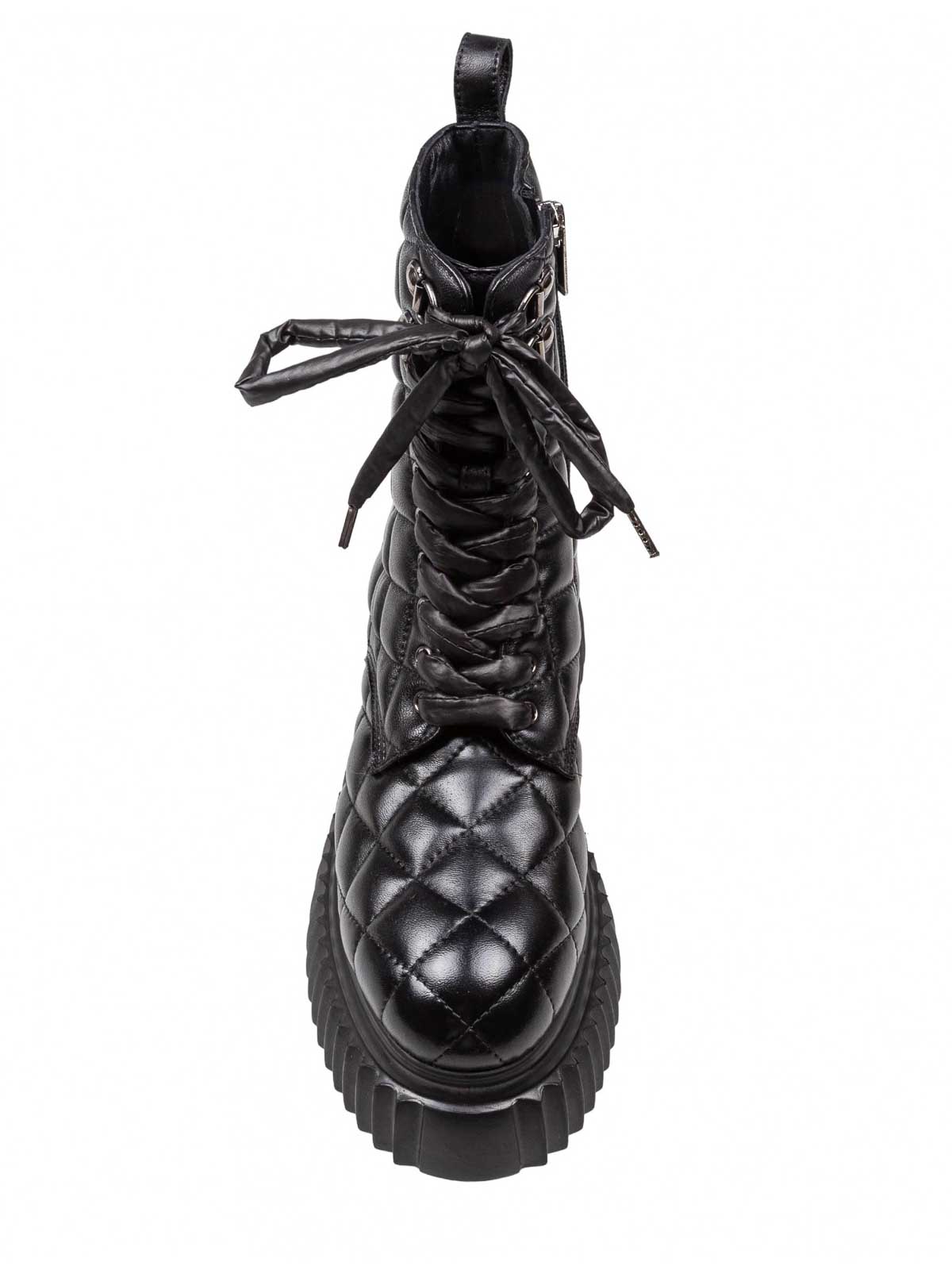 Agl Attilio Giusti Leombruni Quilted Leather Softy Lowboot Ankle Boot In Black Color In Black