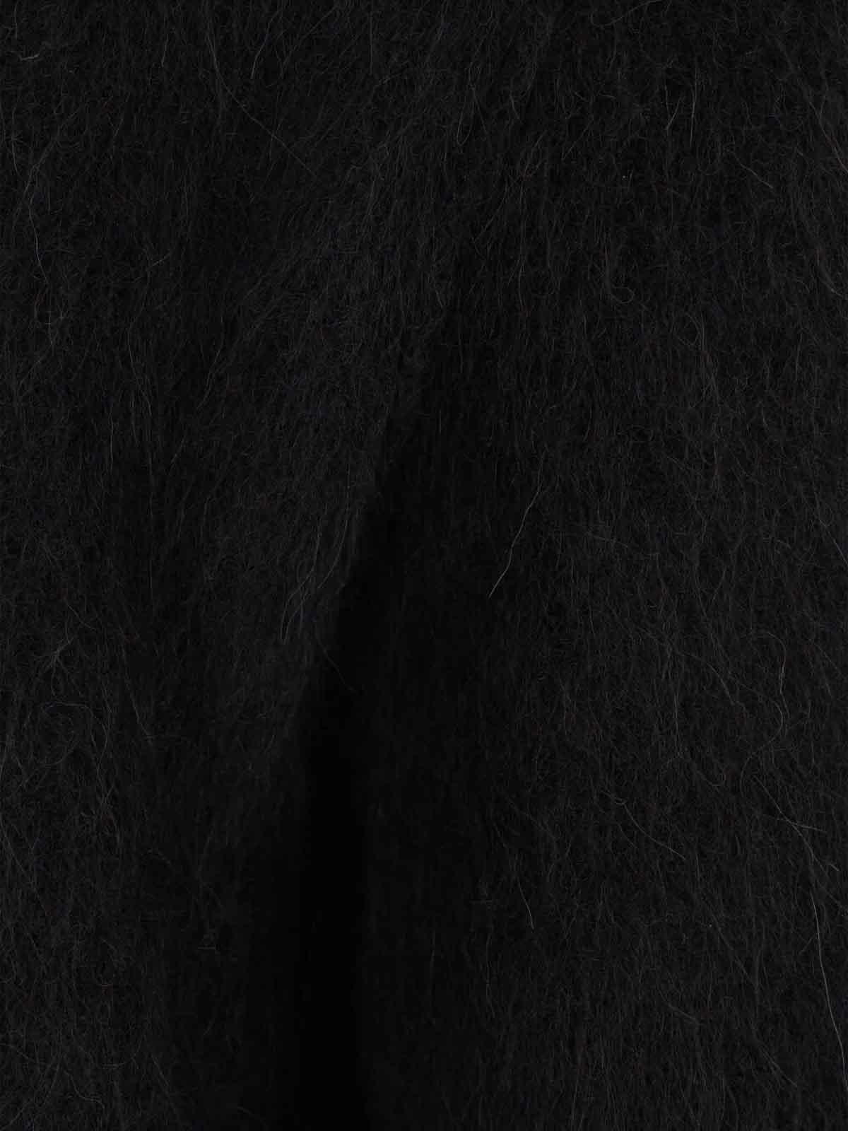Our Legacy Textured Full Zip Hood Sweatshirt With Cozy Hood In Black