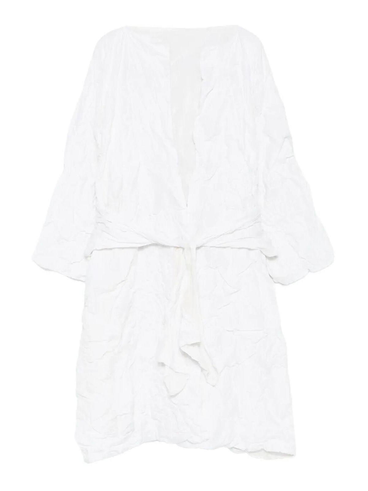 Daniela Gregis Cappotto Coat T Double Grappolo In White