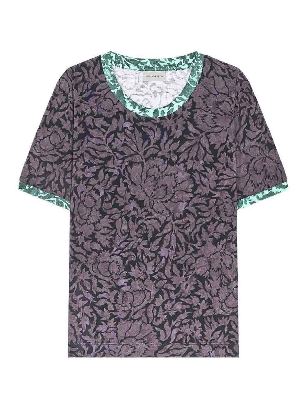 Dries Van Noten Henta Pr 1601 Wksst-shirt In Multi