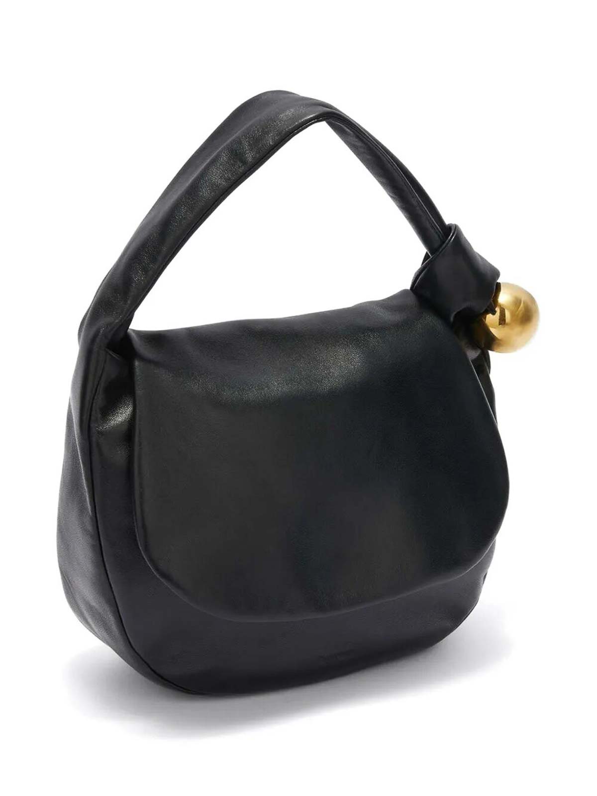 Jil Sander Sphere Shoulder In Black