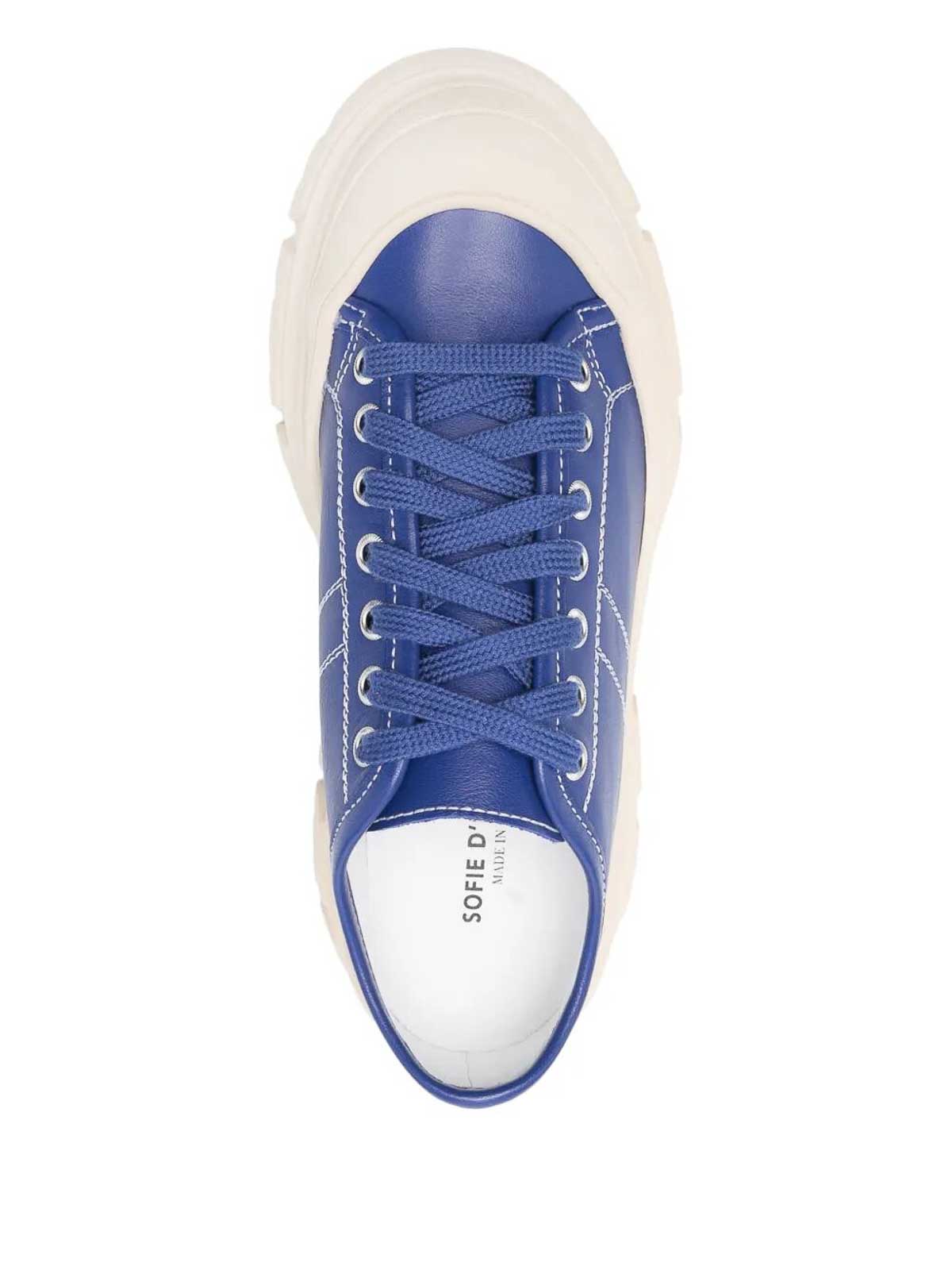 Sofie D'hoore Colourblock Trainers In Blue