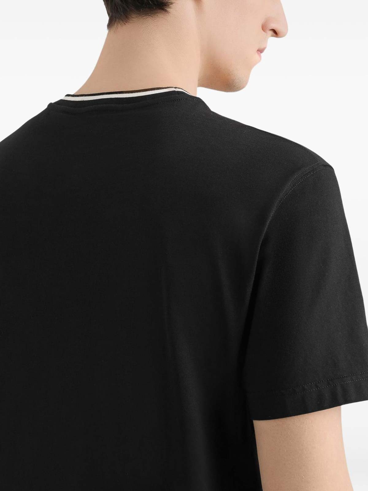 Dolce & Gabbana Pocket T-shirt In Black