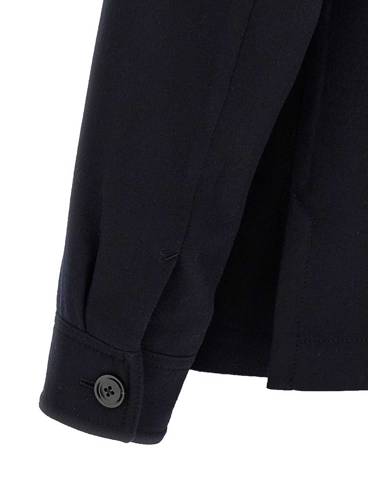 Tom Ford Button-up Cashmere Overshirt In Blue
