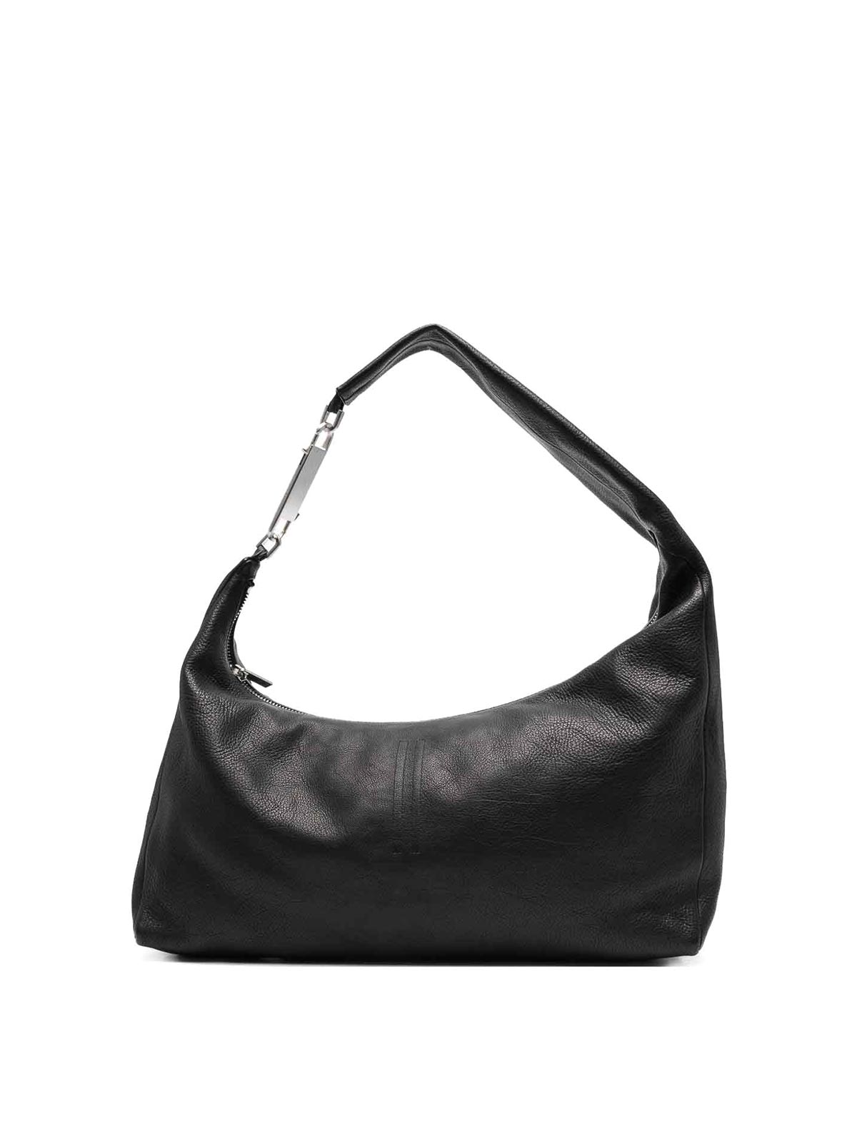 Rick Owens Concordians Cropped Gemini Bag In Black