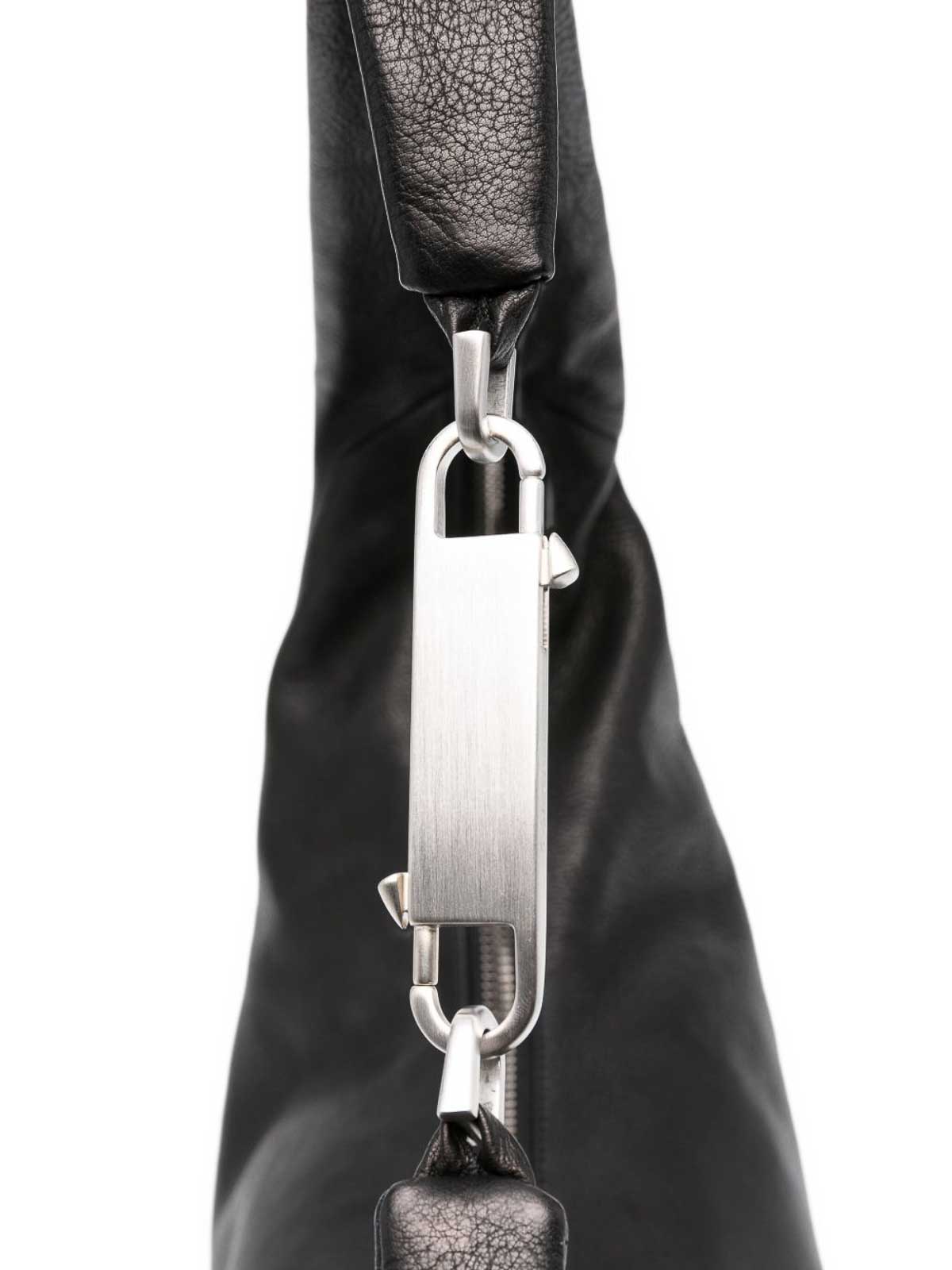 Rick Owens Concordians Cropped Gemini Bag In Black