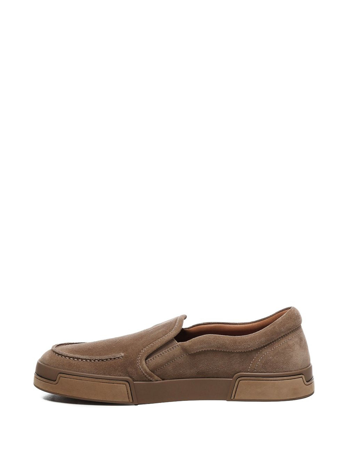 Dolce & Gabbana Portofino Yacht Slippers In Brown