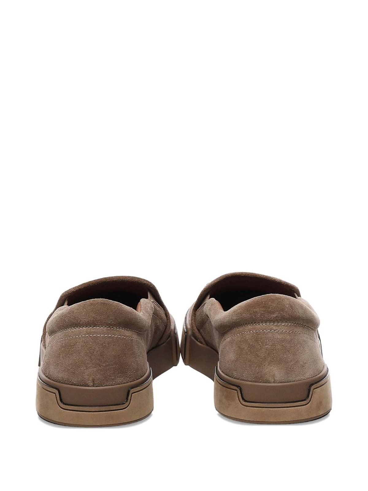 Dolce & Gabbana Portofino Yacht Slippers In Brown