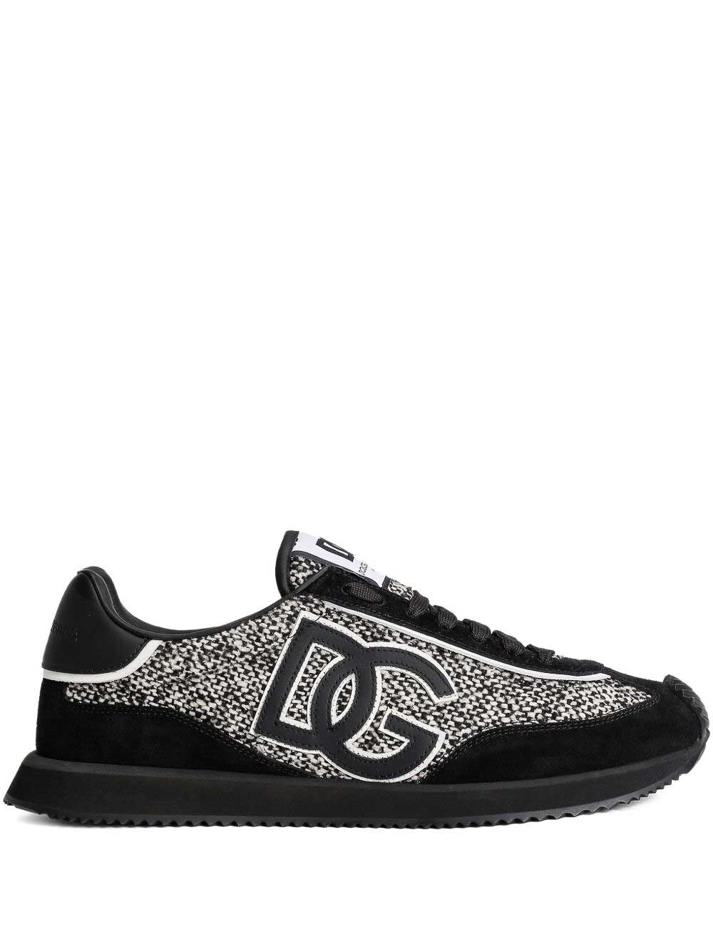 Dolce & Gabbana Dg Cushion Sneaker In Black