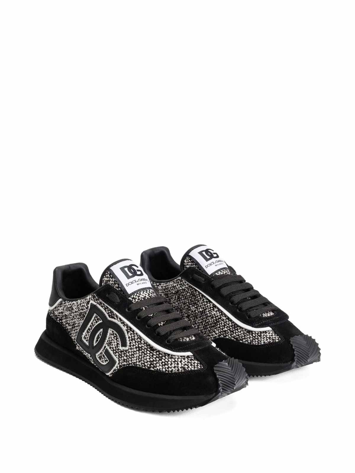Dolce & Gabbana Dg Cushion Sneaker In Black