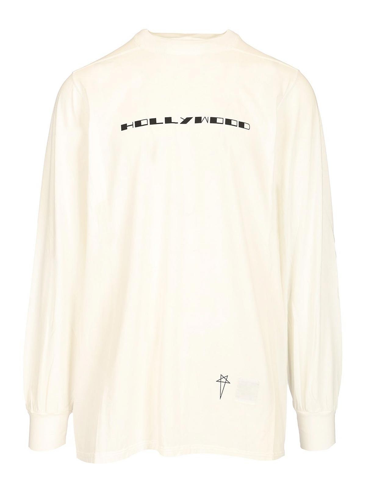 Drkshdw Long Sleeve T-shirt In White