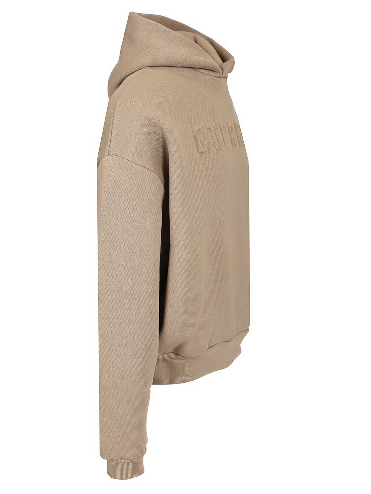 Fear Of God Hooded Cotton Blend Sweatshirt In Brown