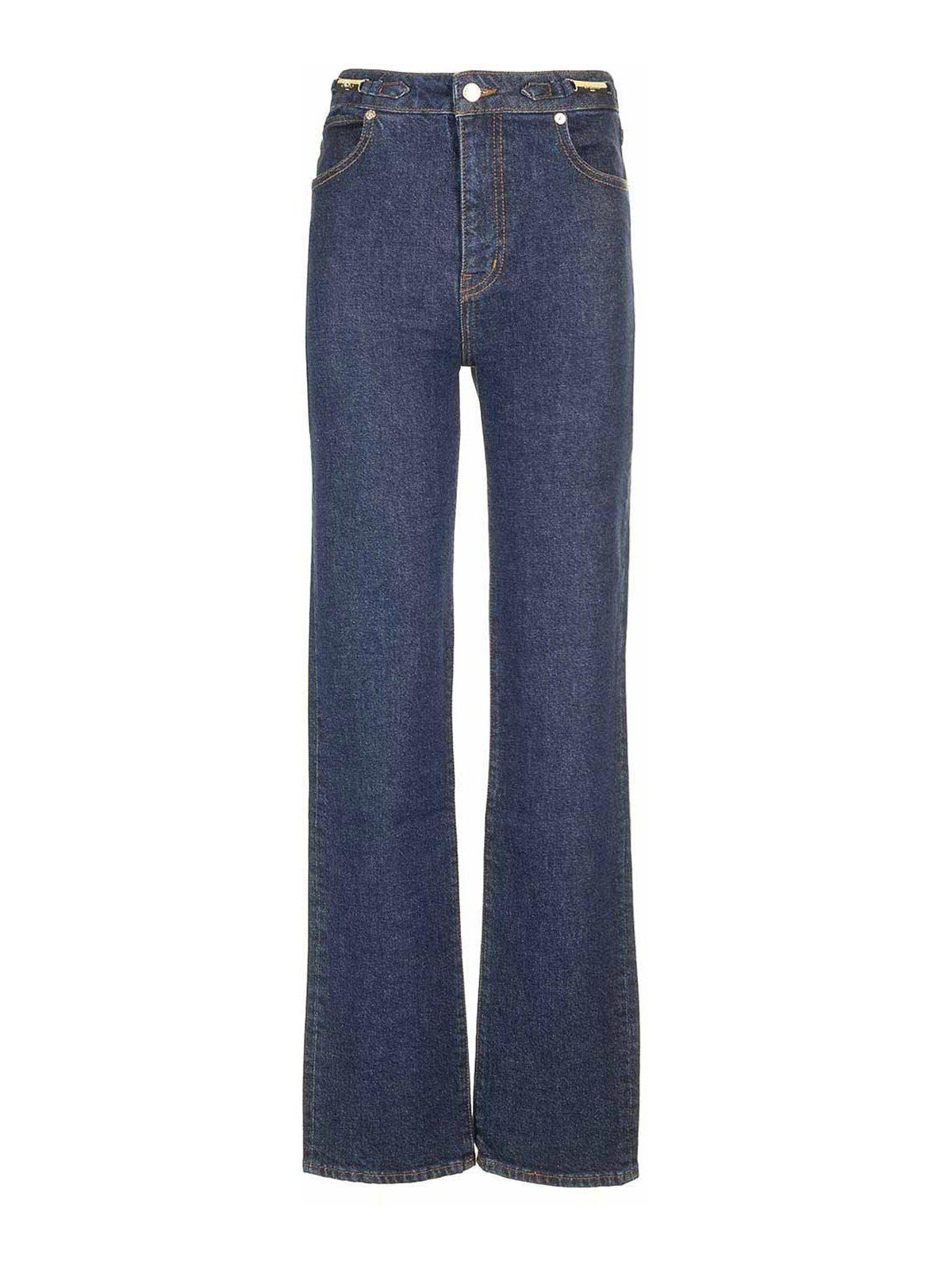 Frame The Ritz Ruler Straight Leg Jeans In Blue