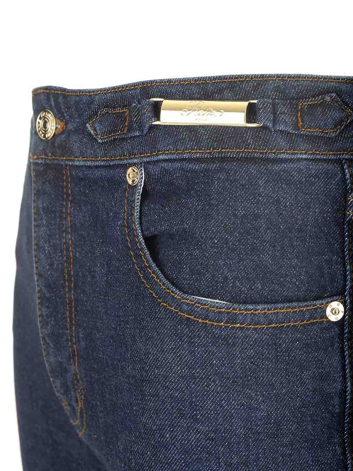 Frame The Ritz Ruler Straight Leg Jeans In Blue