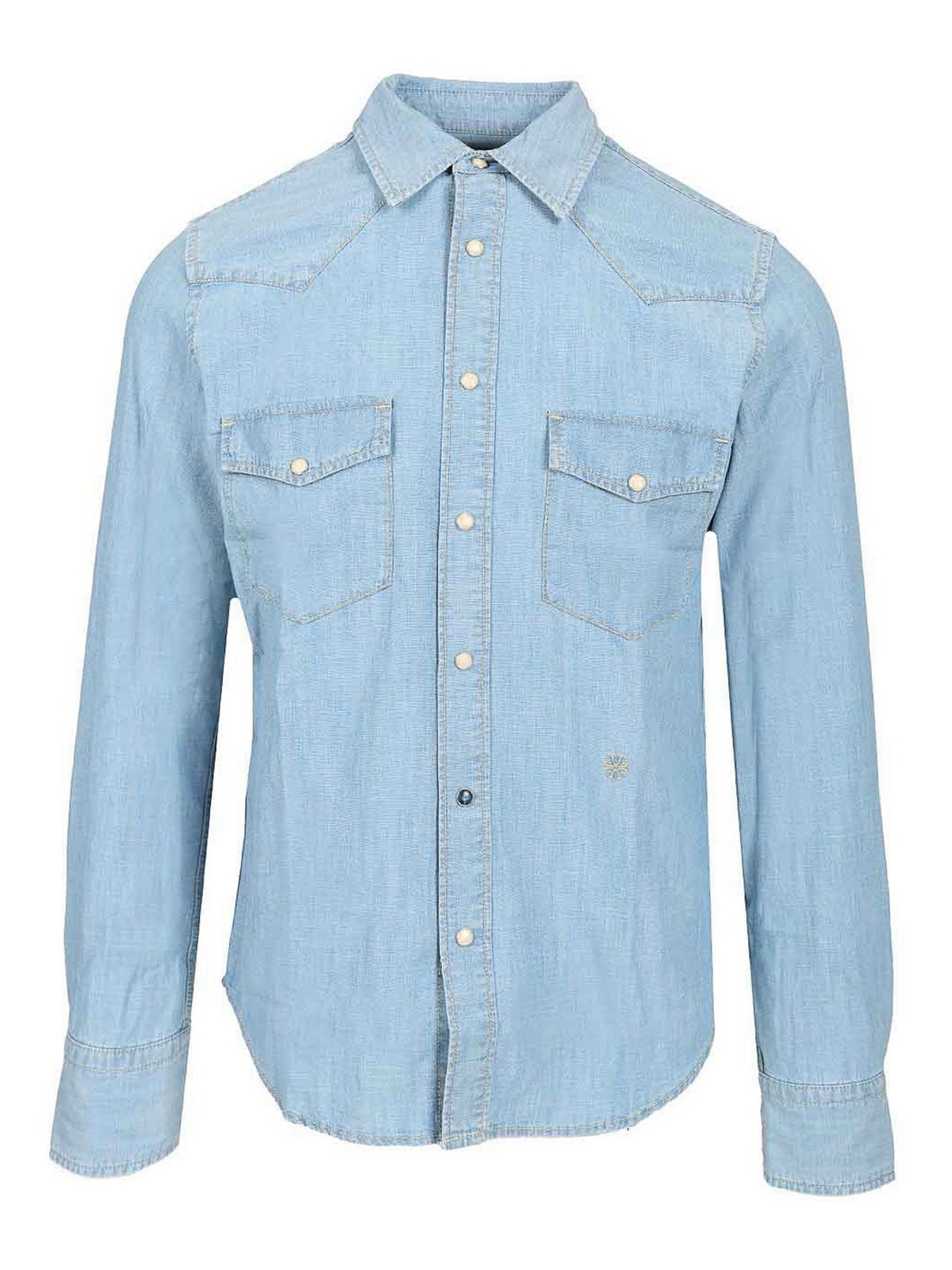 Jacob Cohen Denim Shirt Shirts Light Blue In Blue