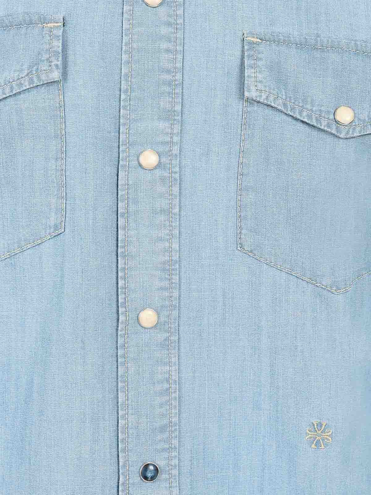 Jacob Cohen Denim Shirt Shirts Light Blue In Blue