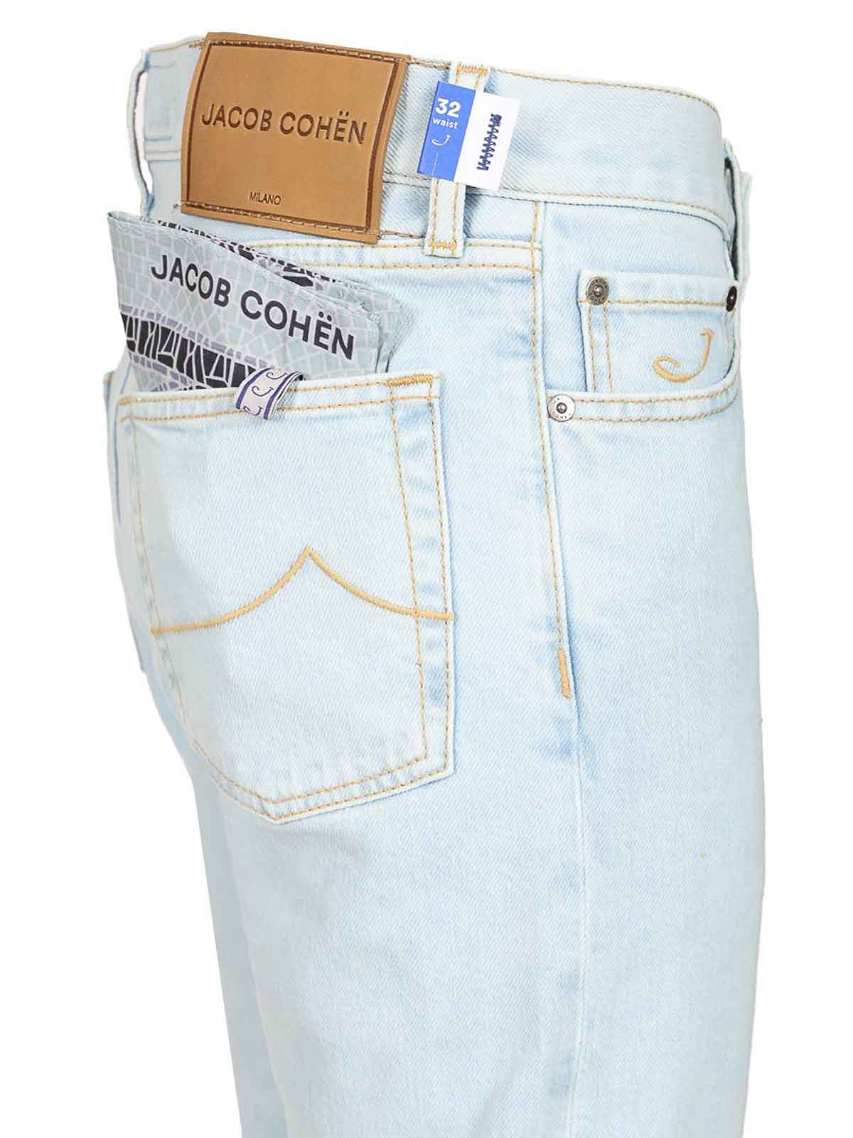 Jacob Cohen Pant 5 Pkt Straight Fit Sean V1 Jeans Light Blue In Blue