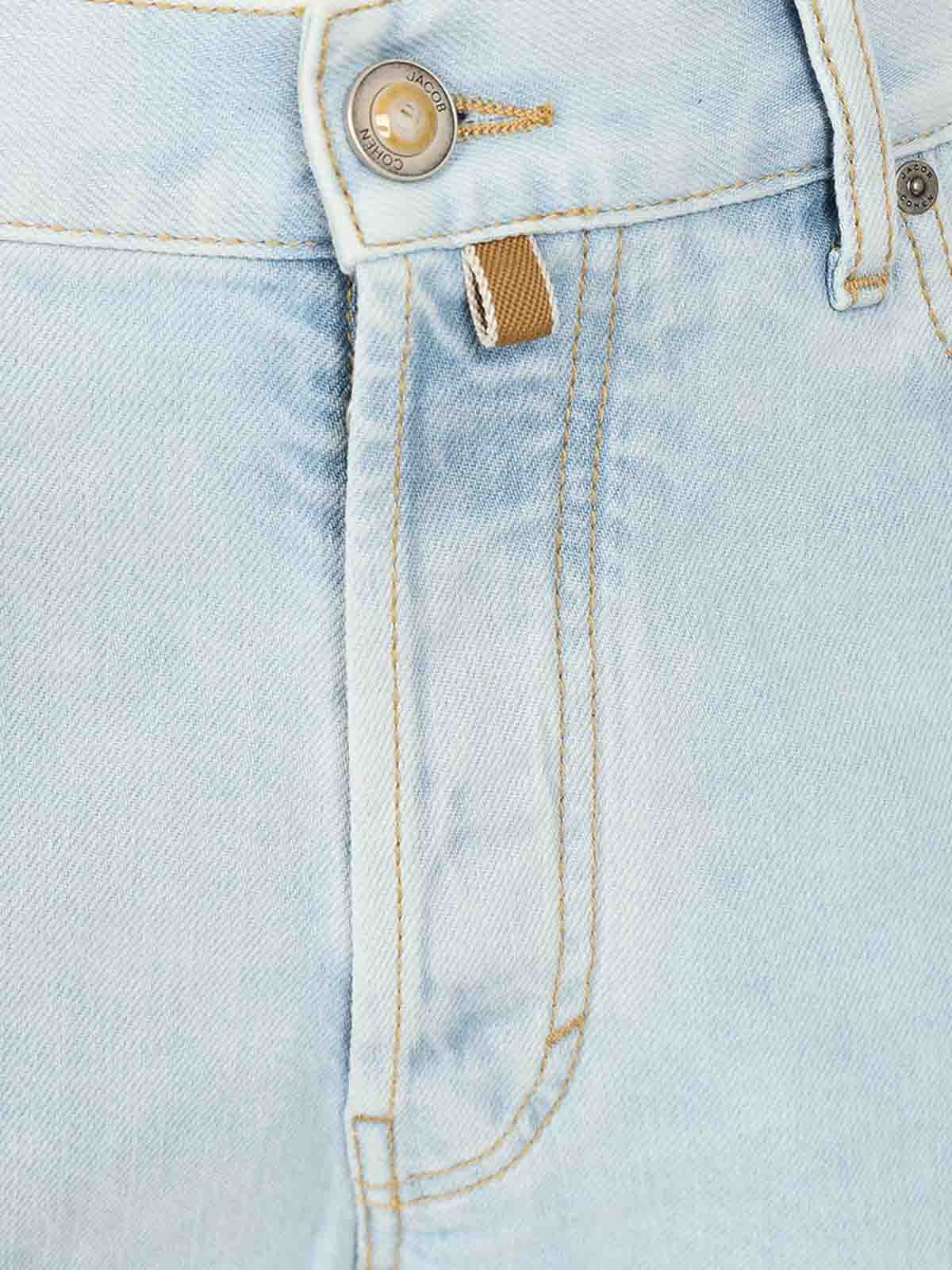 Jacob Cohen Pant 5 Pkt Straight Fit Sean V1 Jeans Light Blue In Blue