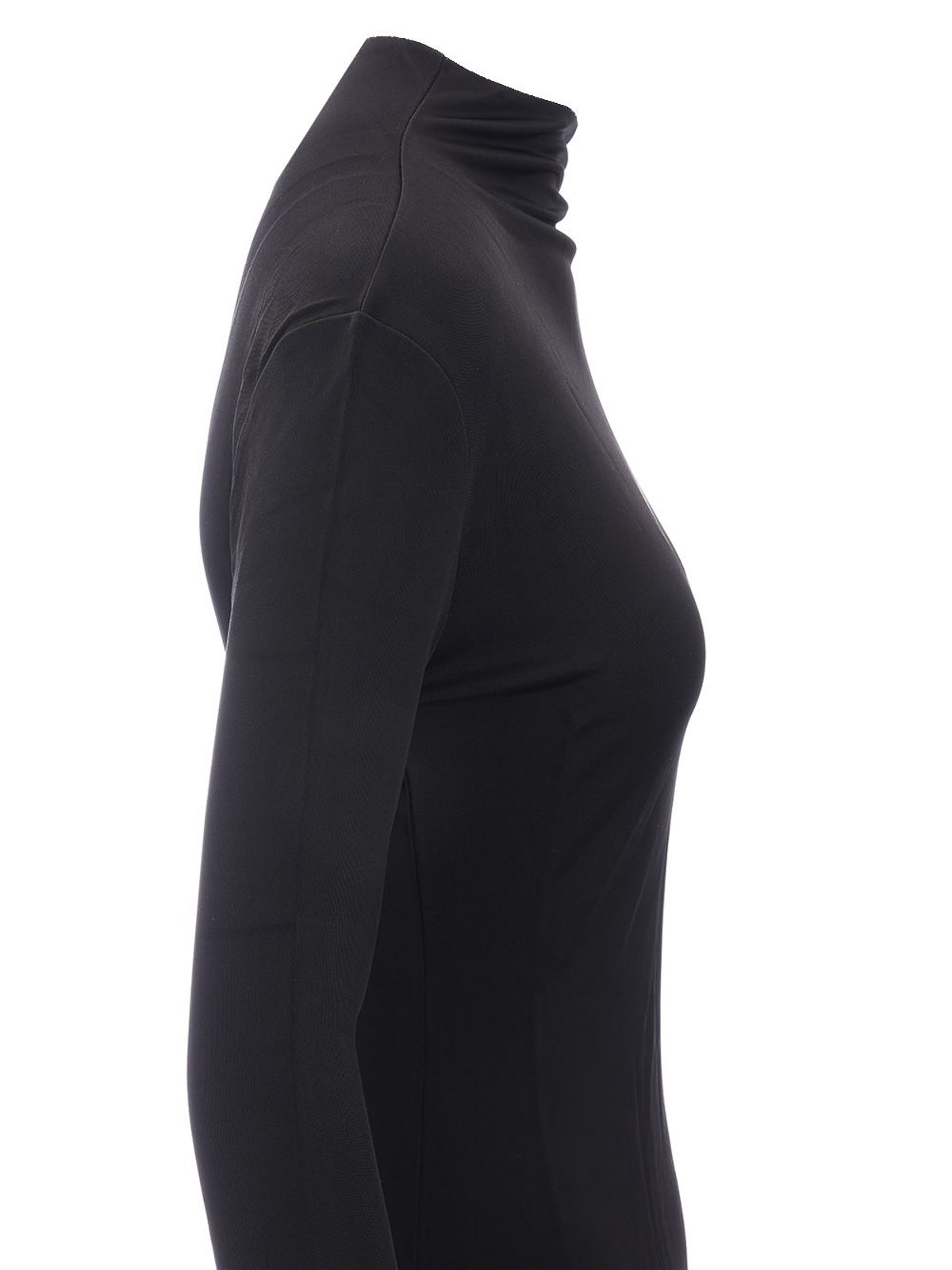 Khaite Maxi Sheath Dress – Black In Black