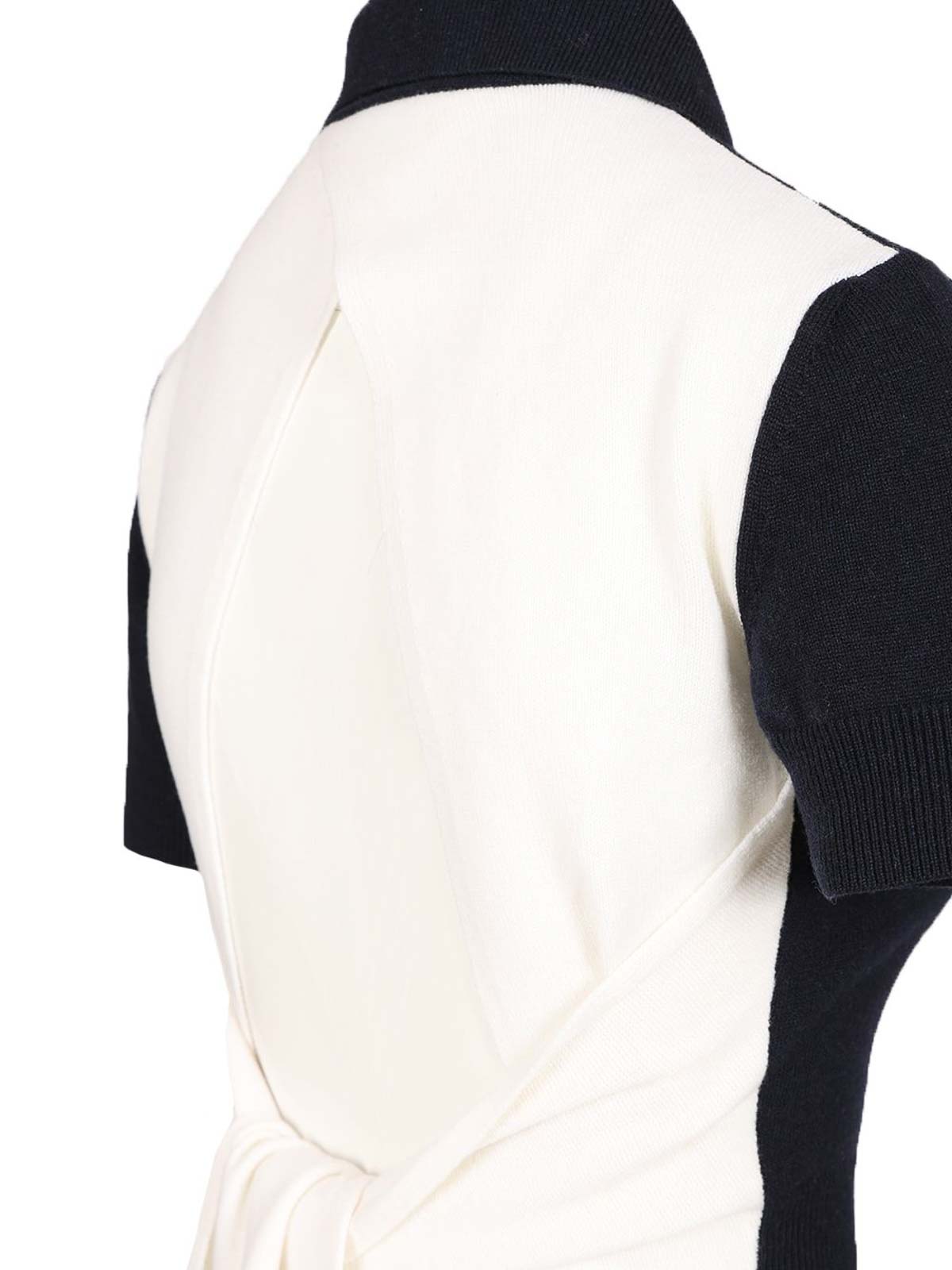 Loewe Wool And Cashmere Polo Shirt In Black