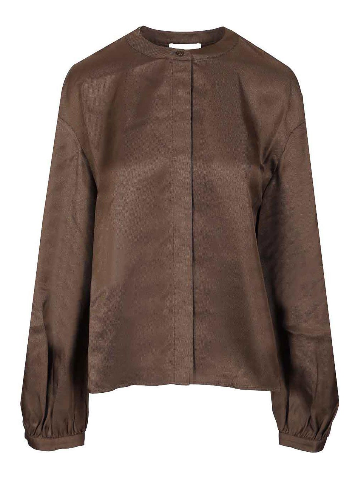 Loulou Studio Lea Shorts In Brown