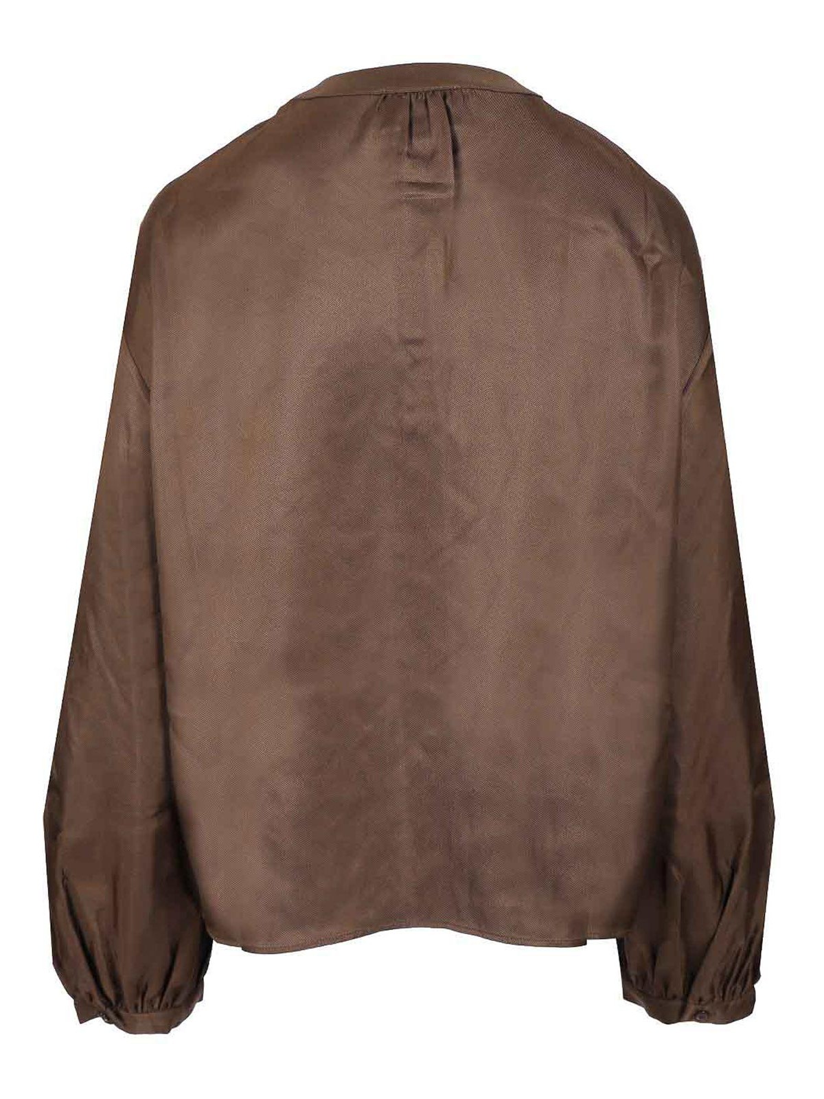 Loulou Studio Lea Shorts In Brown