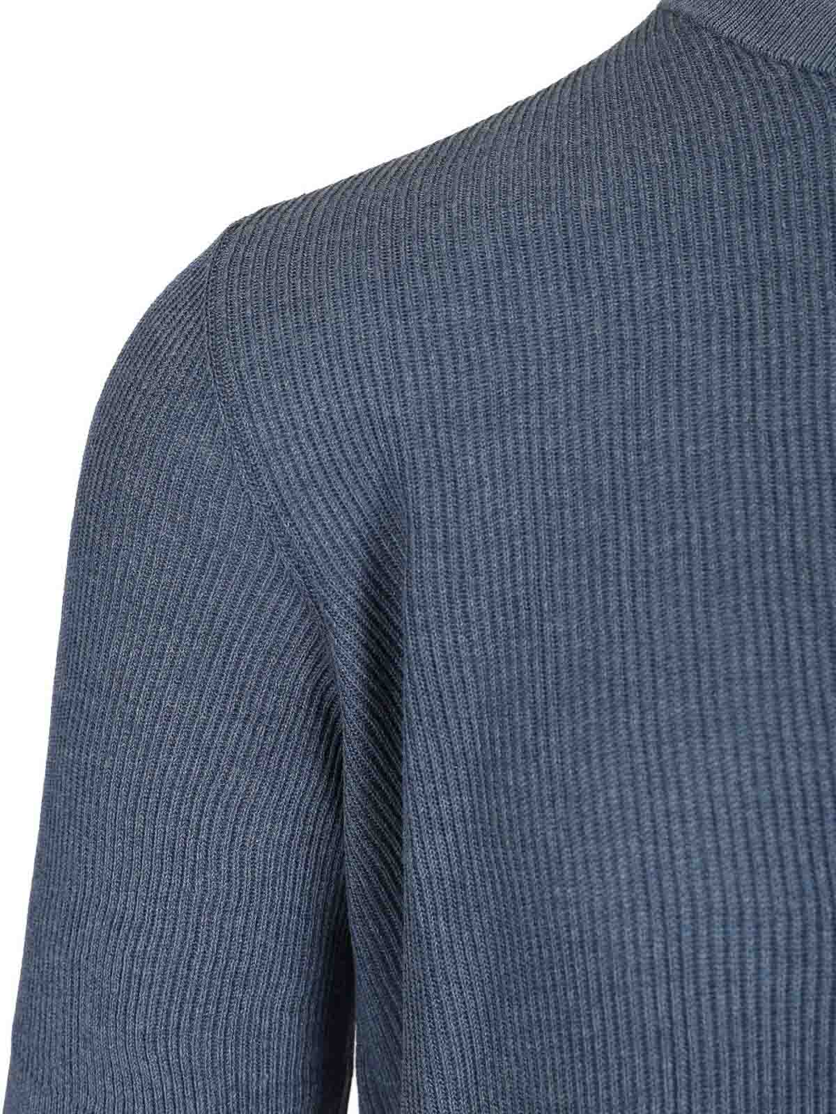 Mauro Ottaviani Ribbed T-shirt In Blue