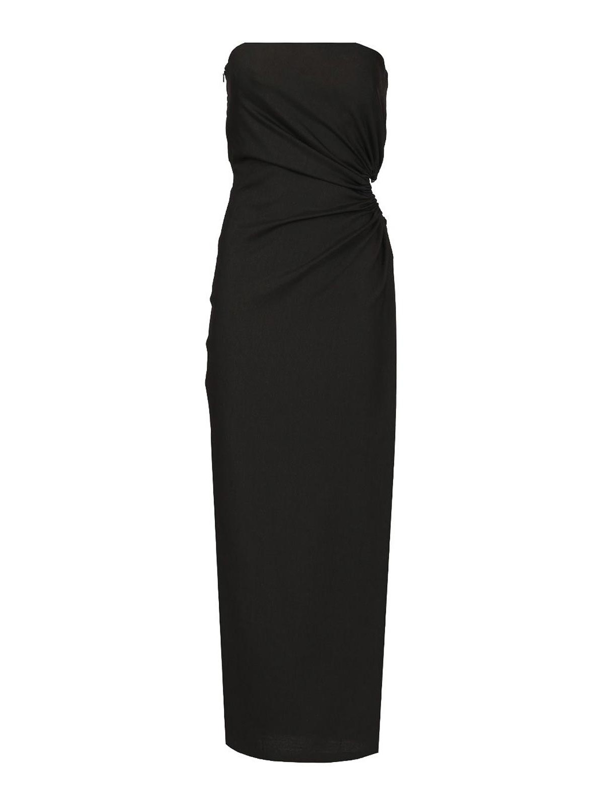 Max Mara Bustier Dress In Black