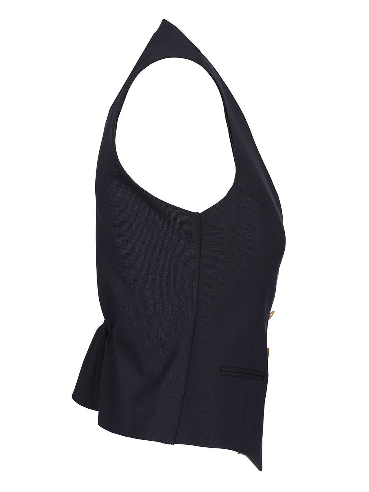 Tagliatore Gaelle Waistcoat In Black