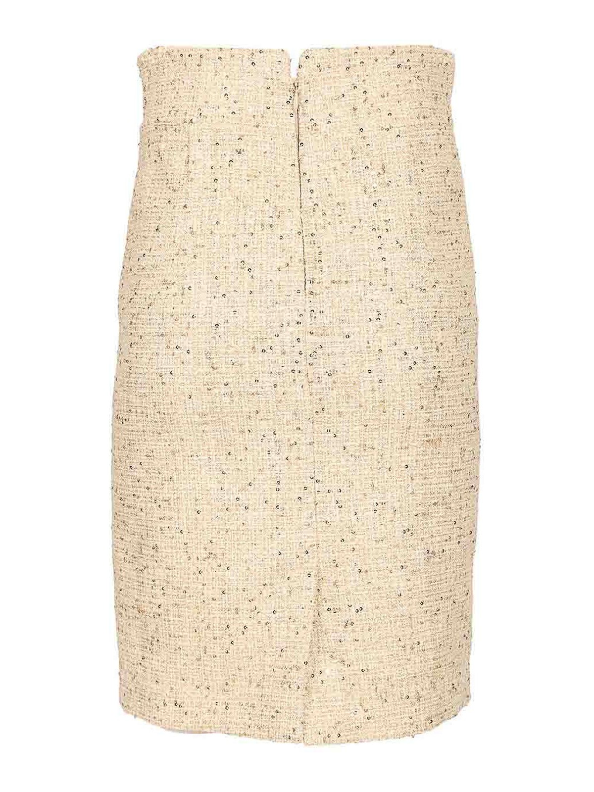 Tagliatore Nell Midi Skirt In Neutral