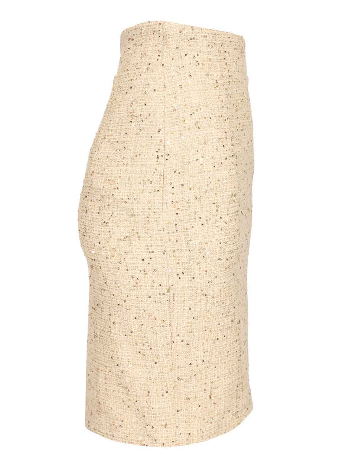 Tagliatore Nell Midi Skirt In Neutral