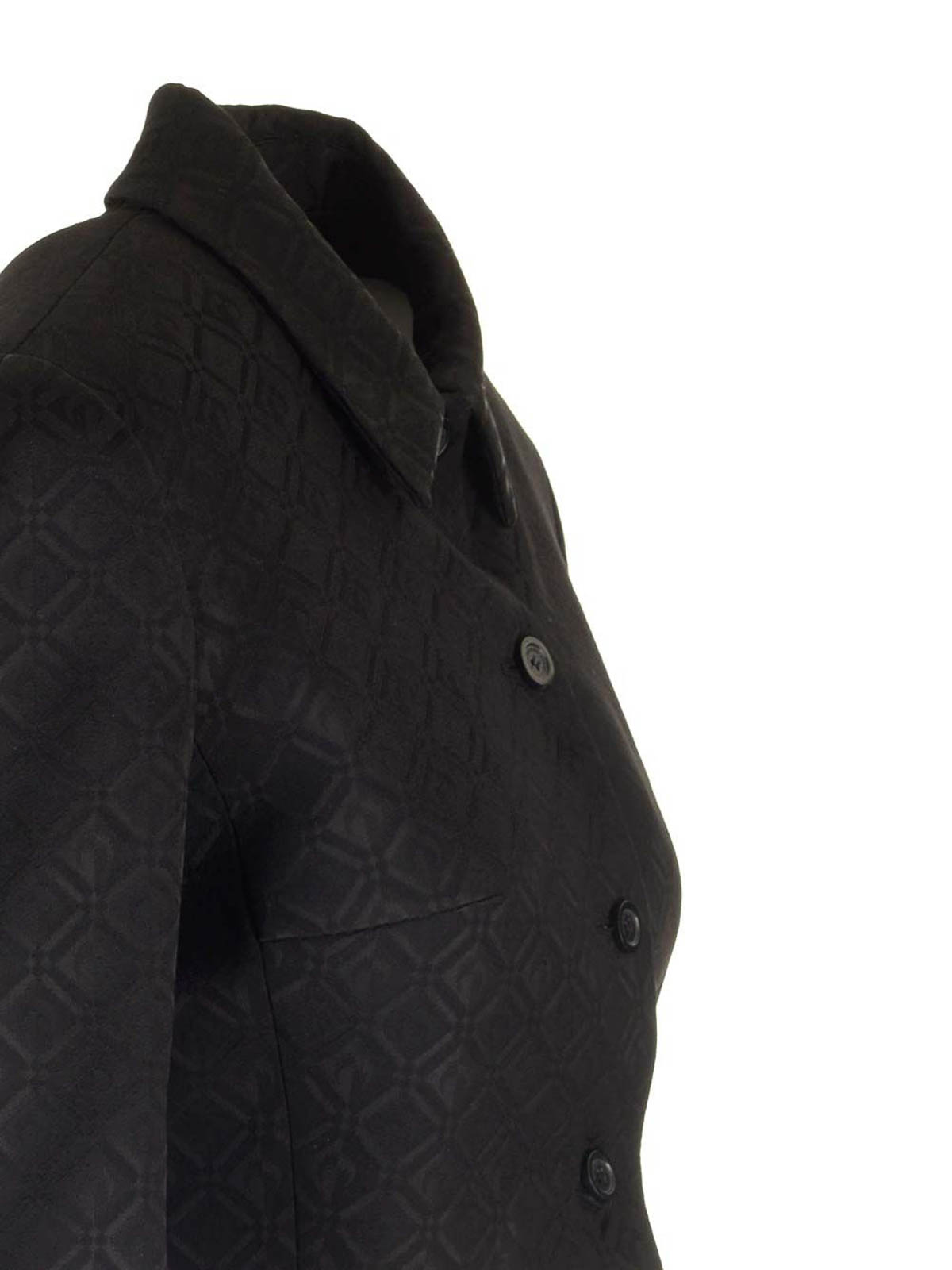 Marine Serre Moon Diamond Jackets Black In Black