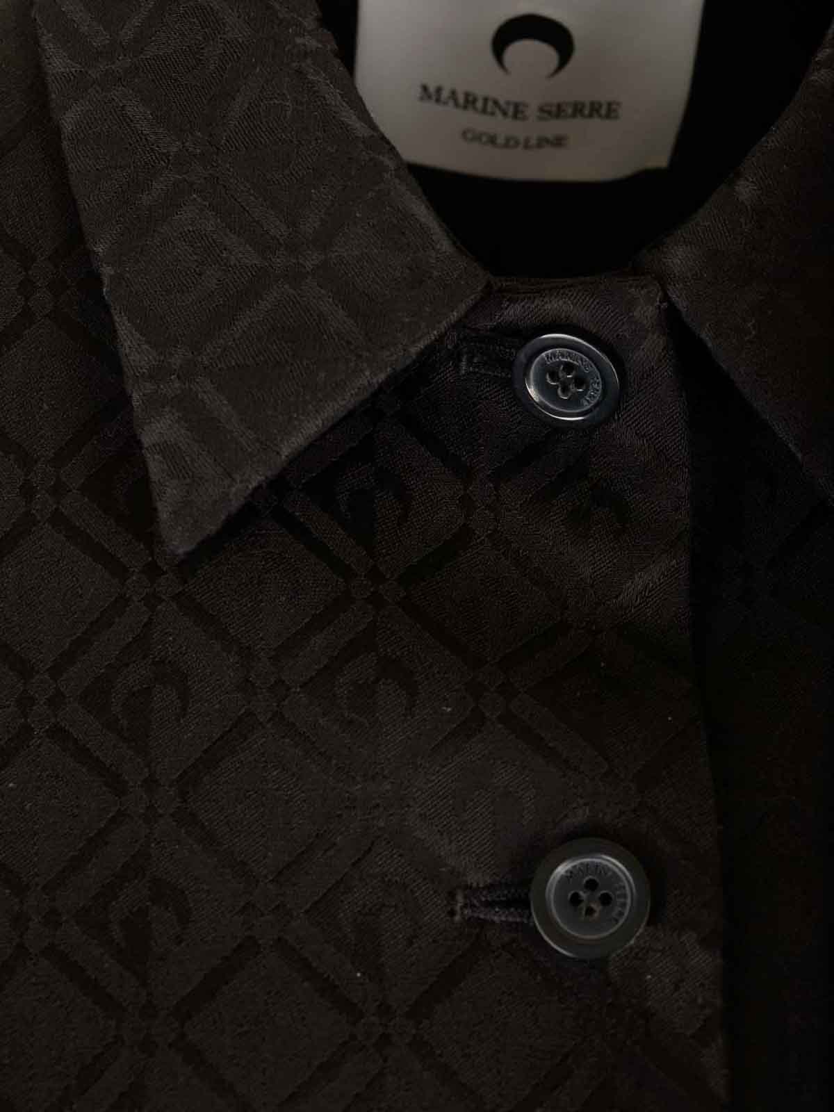 Marine Serre Moon Diamond Jackets Black In Black