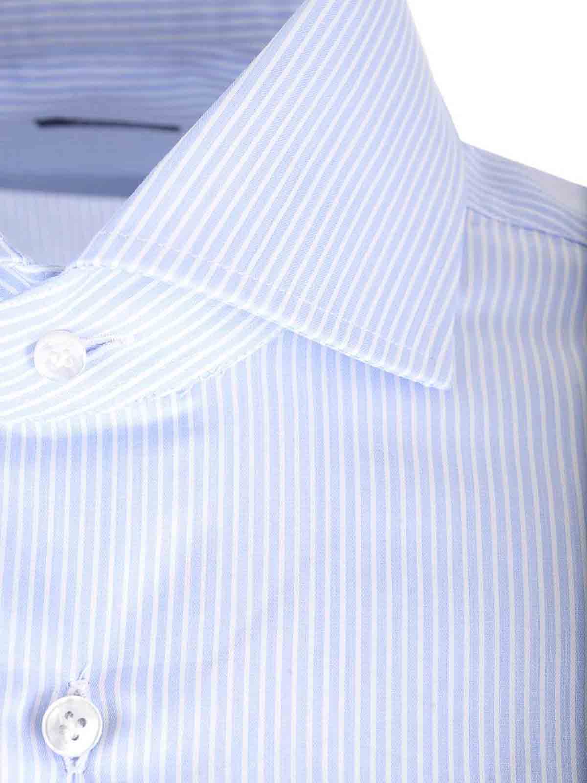 Barba Napoli Tailored Shirt In Blue
