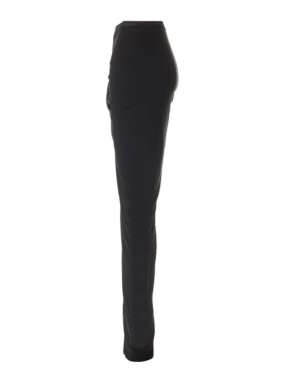 Rick Owens Edfu Long Skirt In Black