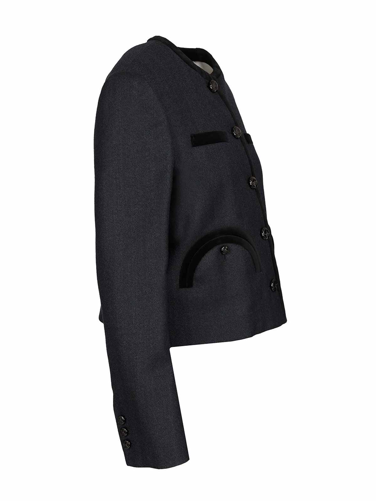 Blazé Milano Maine Bolero Jacket In Black