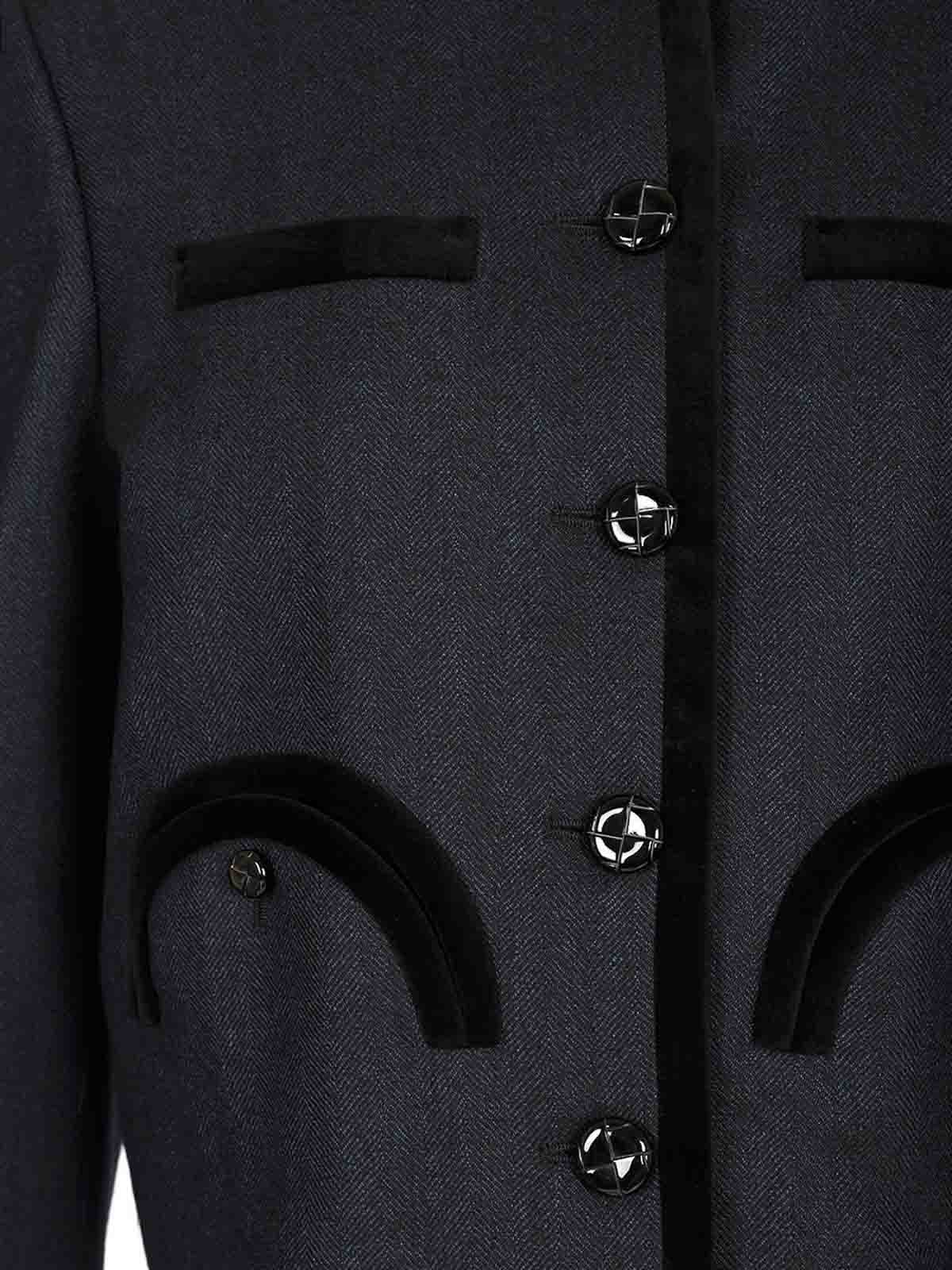 Blazé Milano Maine Bolero Jacket In Black