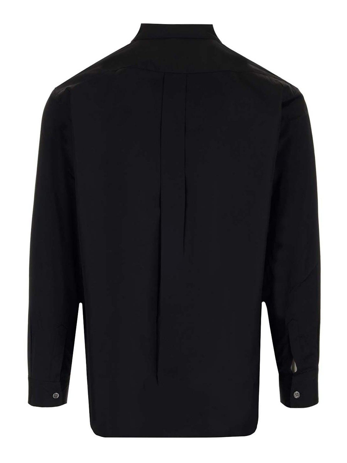 Comme Des Garçons Cotton Poplin Shirt In Black