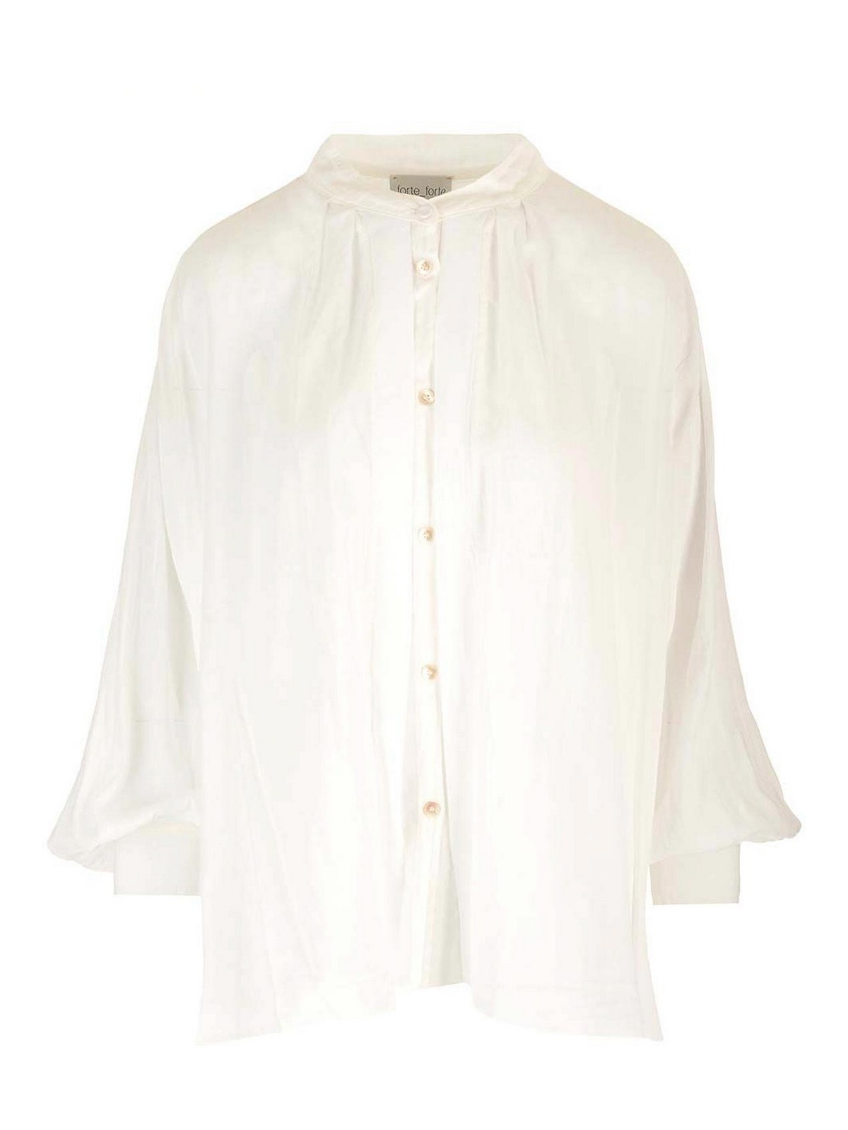 Forte Forte Voile Bohemian-style Shirt In White