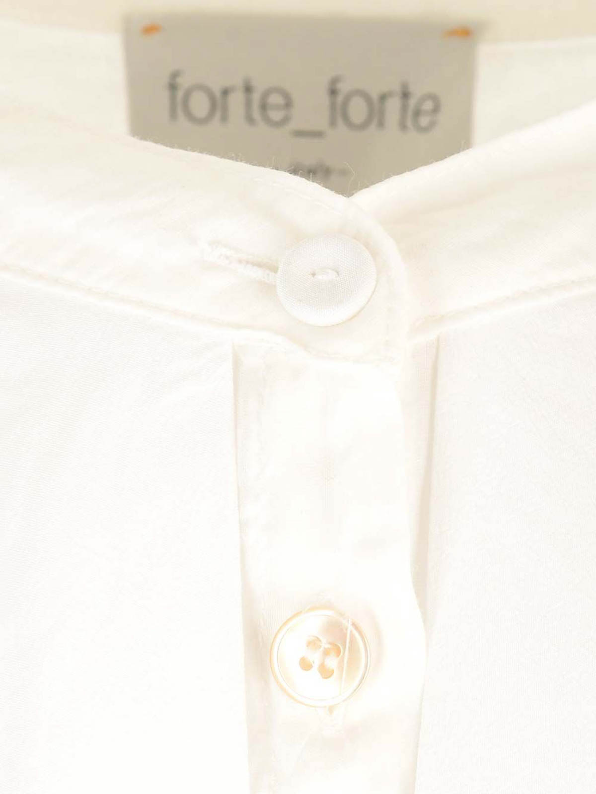 Forte Forte Voile Bohemian-style Shirt In White