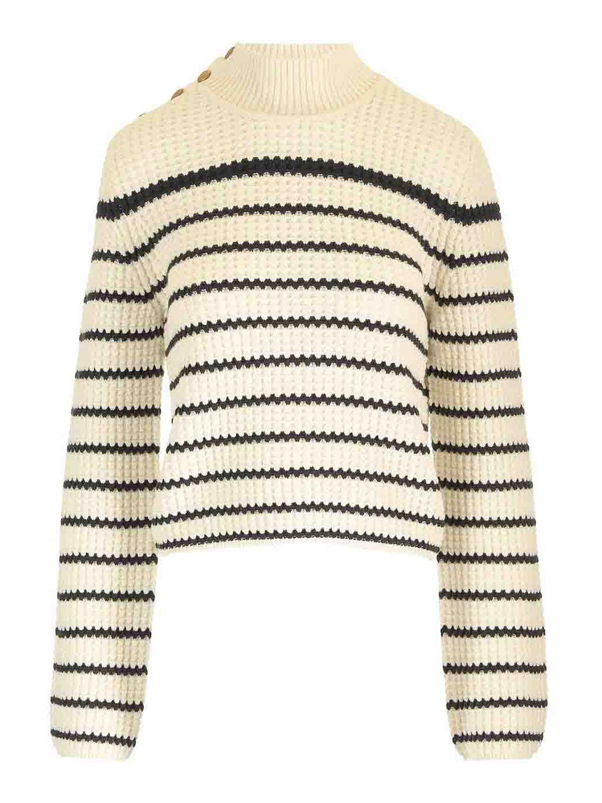 Forte Forte Striped Sweater In Neutral