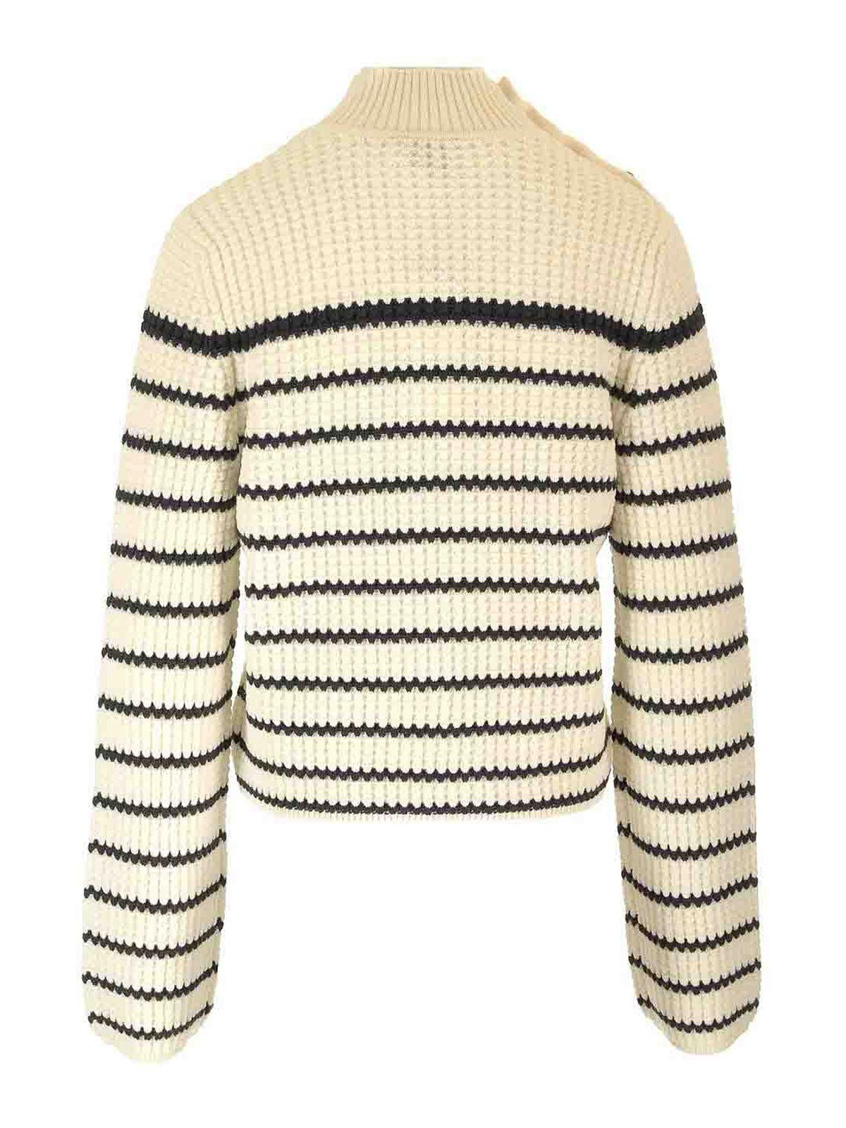 Forte Forte Striped Sweater In Neutral