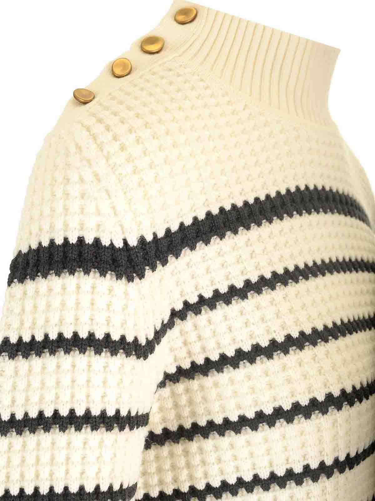 Forte Forte Striped Sweater In Neutral