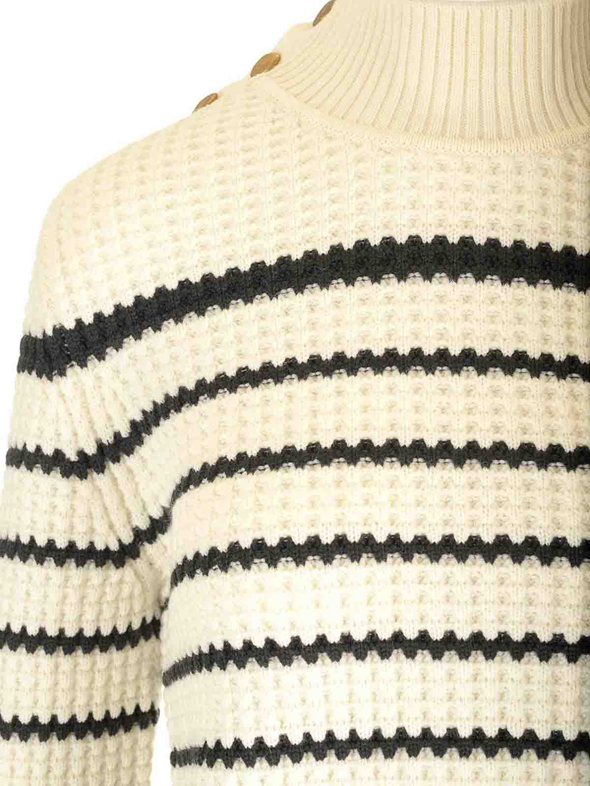 Forte Forte Striped Sweater In Neutral