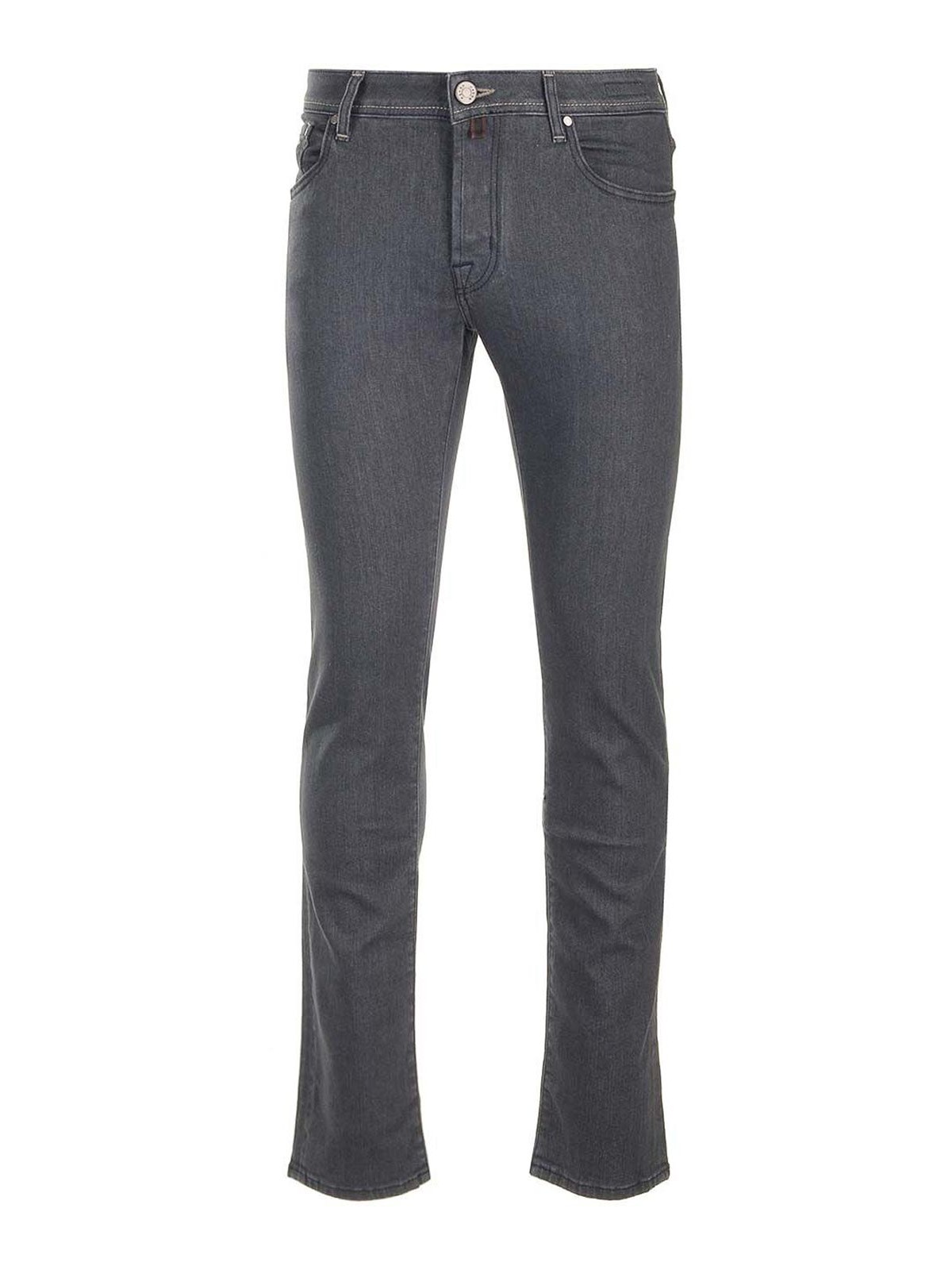 Jacob Cohen Super Stretch Gray Nick Jeans In Black