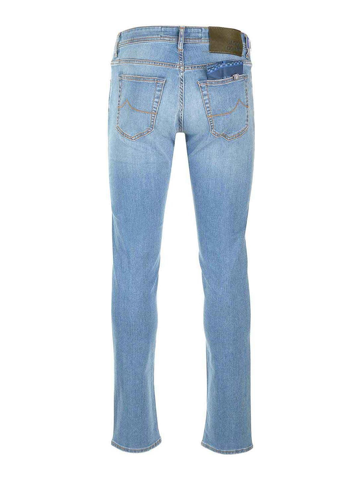 Jacob Cohen Slim Fit Jeans In Blue