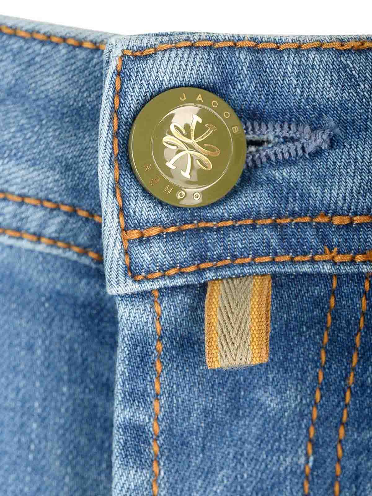 Jacob Cohen Slim Fit Jeans In Blue