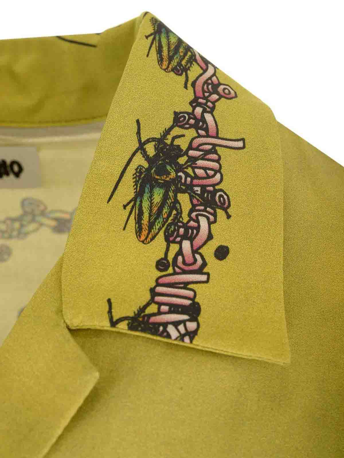 Magliano Graphic Printed Short-sleeved Shirt In Green